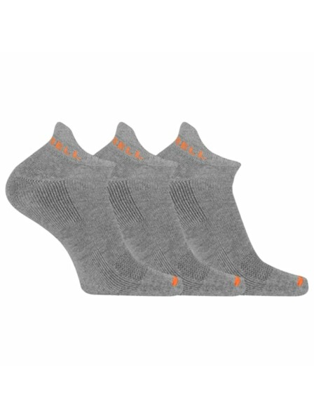 Merrell merrell ponožky MEA33566T3B2 GRAYH CUSHIONED COTTON LOW CUT TAB (3 packs) gray heather S/M MERRELL PONOŽKY