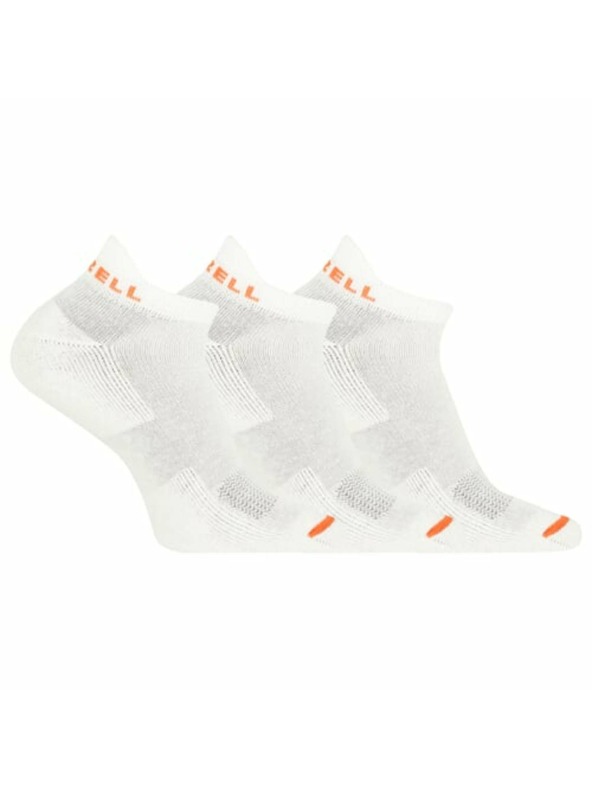 Merrell merrell ponožky MEA33566T3B2 WHITE CUSHIONED COTTON LOW CUT TAB (3 packs) white S/M MERRELL PONOŽKY