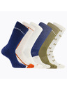 Merrell merrell ponožky MEA33694C6B2 NVAST RECYCLED CUSHION CREW (6 packs) navy assorted S/M MERRELL PONOŽKY