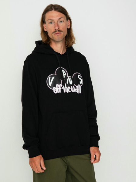 Vans Pánska čierna mikina Scuttle Black Vans