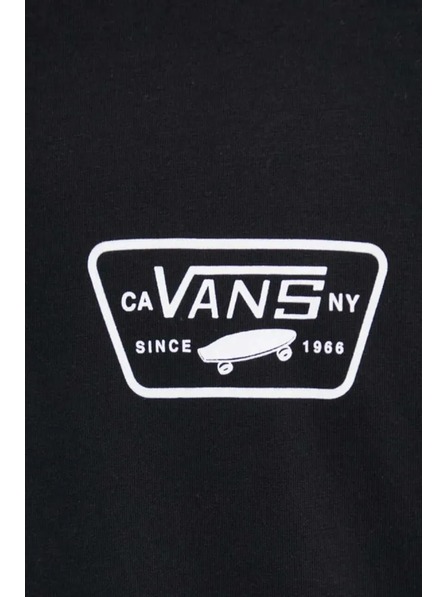 Vans Pánske čierne tričko s dlhým rukávom Vans Full Patch Back