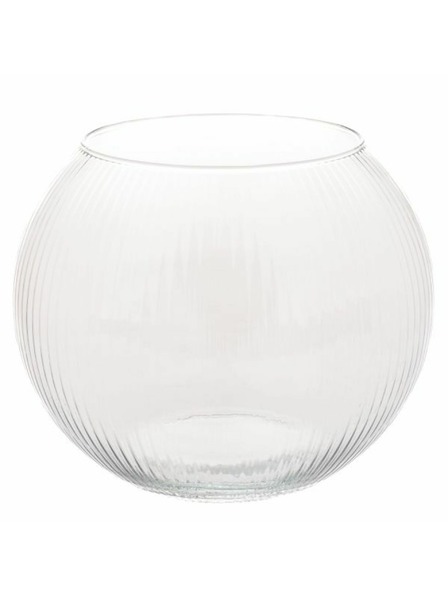 Casa de Engel Skleněný zásobník s drážkami - koule 19cm, 6/204