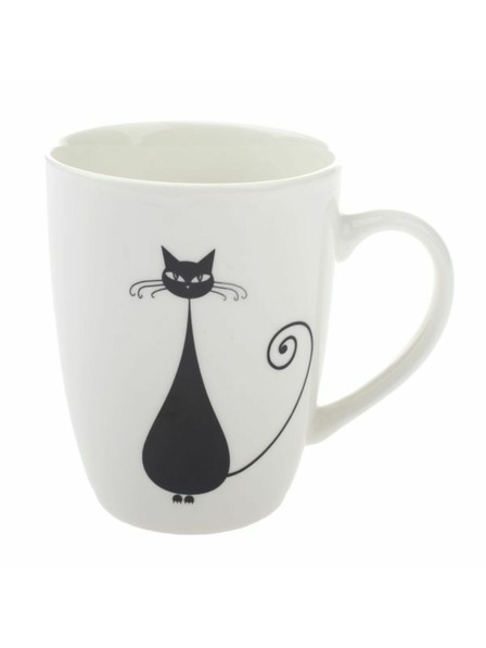 Casa de Engel Porcelánový hrnek s motivem kočky - 370ml, 12/36