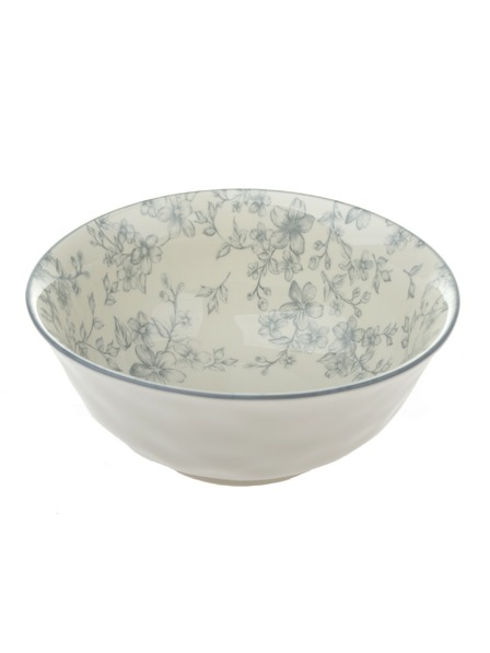 Casa de Engel Keramická mísa Ø 20cm - šedé květy, 4/8