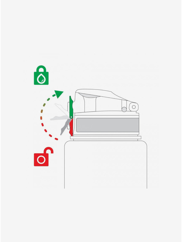 ION8 Černá vzorovaná lahev Ion8 Leak Proof Celestical Universe (500 ml)