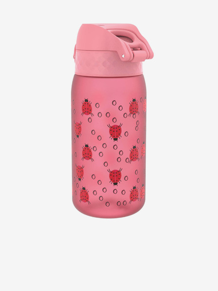ION8 Růžová vzorovaná lahev Ion8 Leak Proof Ladybugs (350 ml)