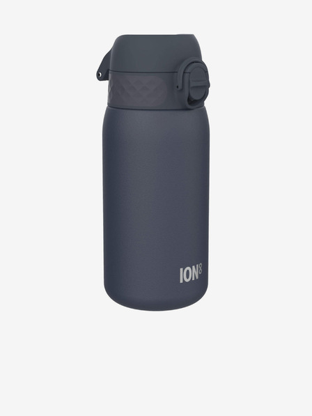 ION8 Šedomodrá nerezová lahev Ion8 Leak Proof (400 ml)