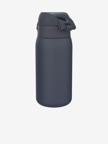 ION8 Šedomodrá nerezová lahev Ion8 Leak Proof (400 ml)