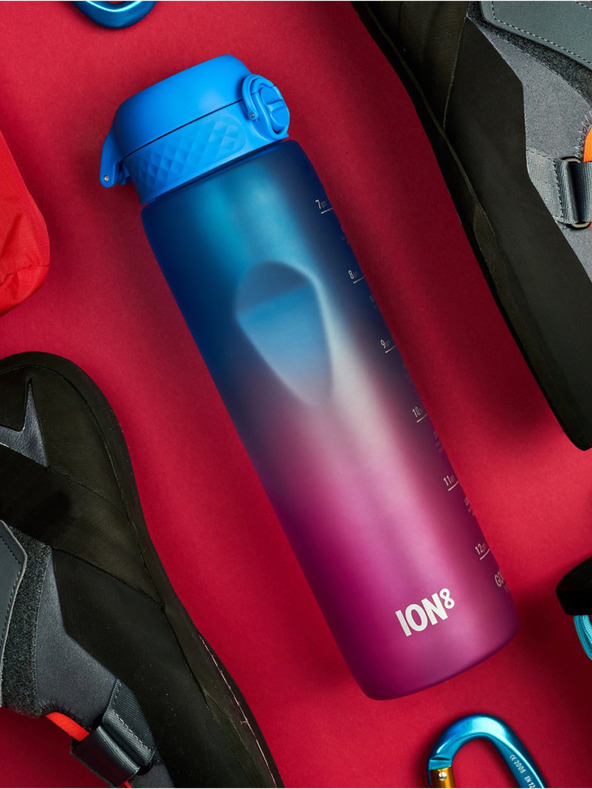 ION8 Modro-růžová lahev Ion8 Leak Proof Motivator (1000 ml)