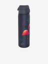 ION8 Tmavě modrá vzorovaná lahev Ion8 Leak Proof Flamingo (500 ml)