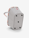 Reisenthel Šedý nákupní košík s růžovým rámem Reisenthel Carrybag