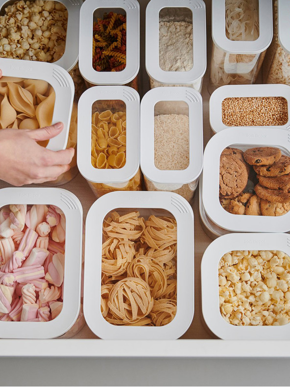 Mepal Černá dóza na potraviny Mepal Modula 425 ml