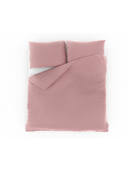 Kvalitex Francouzské mušelínové povlečení 200x200, 70x90cm růžové Kvalitex