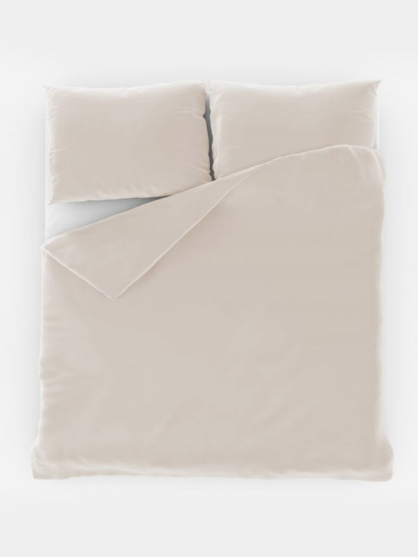 Kvalitex Francouzské jednobarevné bavlněné povlečení 200x200, 70x90cm bílé