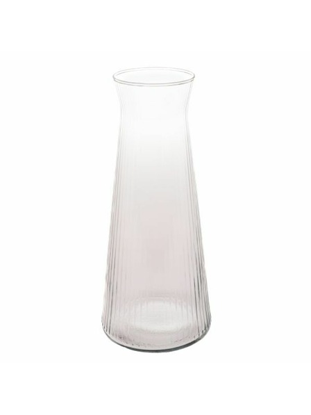 Casa de Engel Skleněná váza s drážkami v 25cm, 8/180
