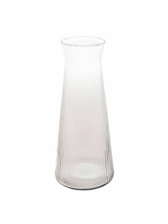 Casa de Engel Skleněná váza s drážkami v 25cm, 8/180