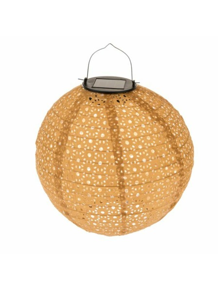 Casa de Engel Textilní venkovní lampion se solárním LED světlem, 0/72