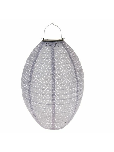 Casa de Engel Textilní venkovní lampion se solárním LED světlem, 0/36