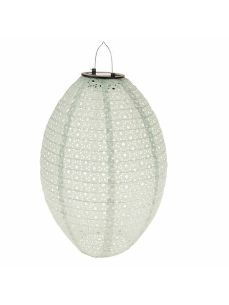 Casa de Engel Textilní venkovní lampion se solárním LED světlem, 0/36