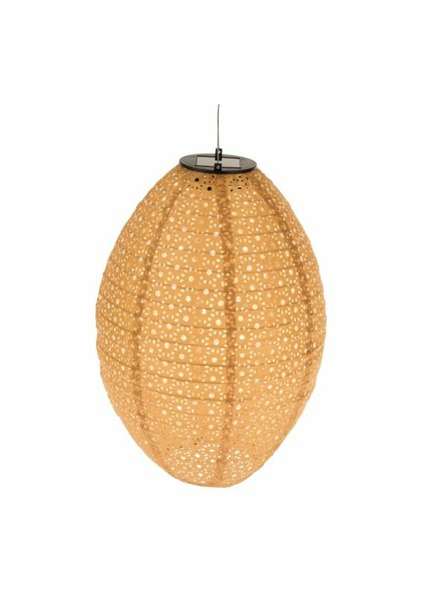 Casa de Engel Textilní venkovní lampion se solárním LED světlem, 0/36