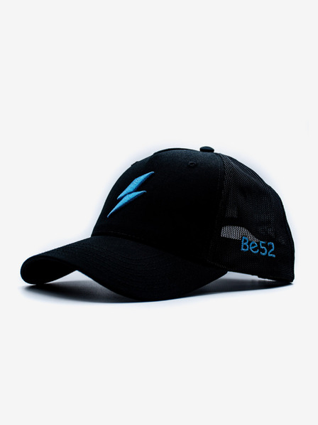 Be52 Be52 Bolt kšiltovka premium černá/modrá
