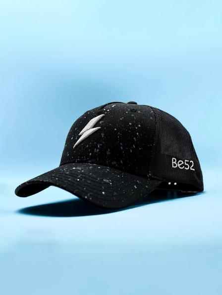Be52 Be52 Bolt splash kšiltovka premium černá