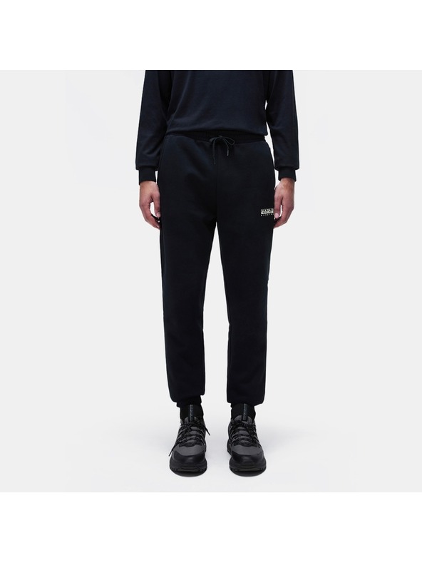 Napapijri Pánske čierne tepláky Napapijri M-Box Logo Black