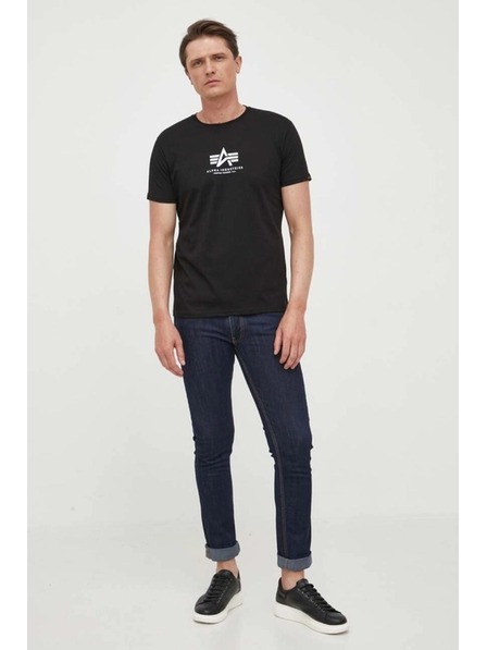 Alpha Industries Pánske čierne tričko Basic T-Shirt Alpha Industries Black