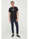 Alpha Industries Pánske čierne tričko Basic T-Shirt Alpha Industries Black