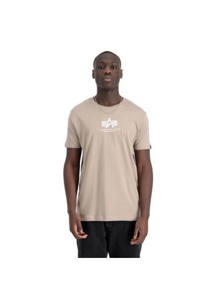 Alpha Industries Pánske béžové tričko Basic T-Shirt Alpha Industries Vintage Sand