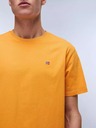 Napapijri Pánske oranžové tričko salis Napapijri