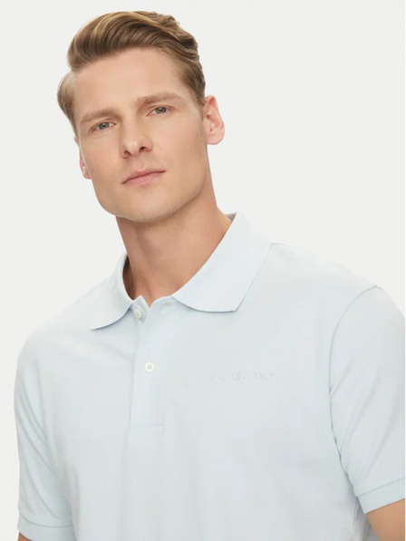 Guess Jeans Pánské světle modré polo triko kcjv1 Guess jeans