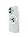 Karl Lagerfeld Karl Lagerfeld IML Glitter Karl and Choupette MagSafe Zadní Kryt pro iPhone 16 Transparent