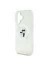 Karl Lagerfeld Karl Lagerfeld IML Glitter Karl and Choupette MagSafe Zadní Kryt pro iPhone 16 Transparent