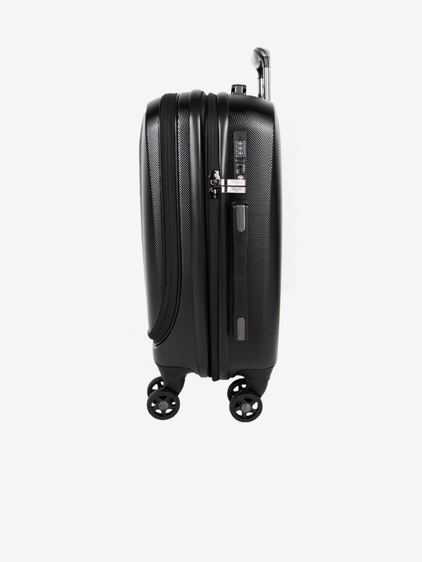 Heys Černý cestovní kufr Heys Vantage Smart Luggage S