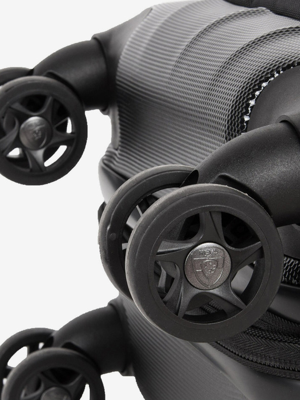 Heys Černý cestovní kufr Heys Vantage Smart Luggage S