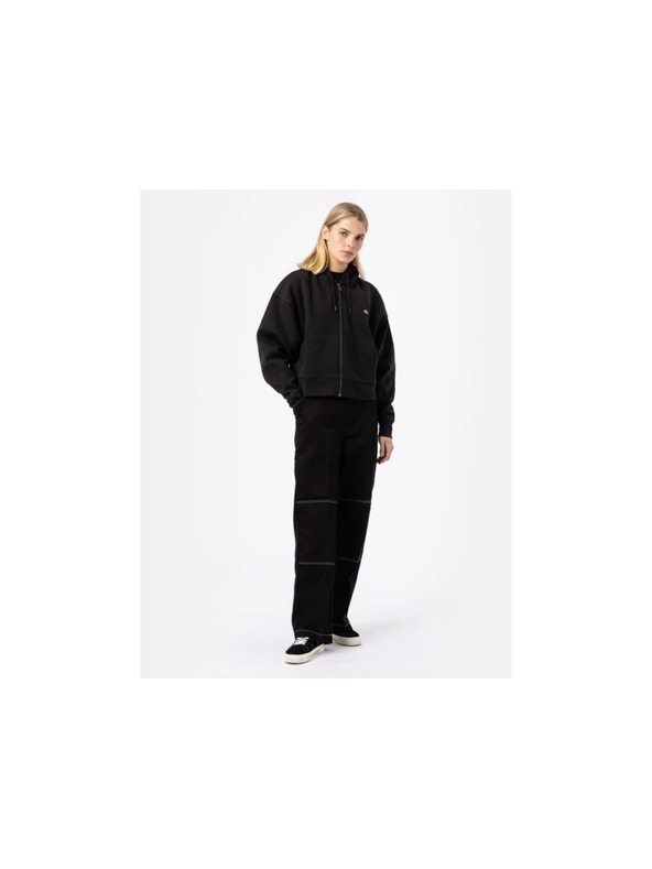 Dickies Dámská čierna mikina Dickies Oakport zip Hoodie