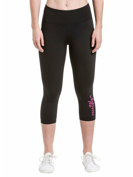 Meatfly Meatfly dámské legíny Edna Dark Pink Logo | Růžová | Velikost