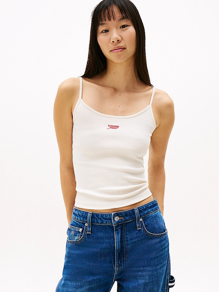 Tommy Jeans Dámske biele tielko 20241 Tommy jeans
