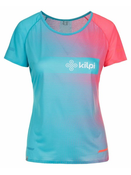 Kilpi Růžovo-modré dámské sportovní tričko Kilpi Floreni