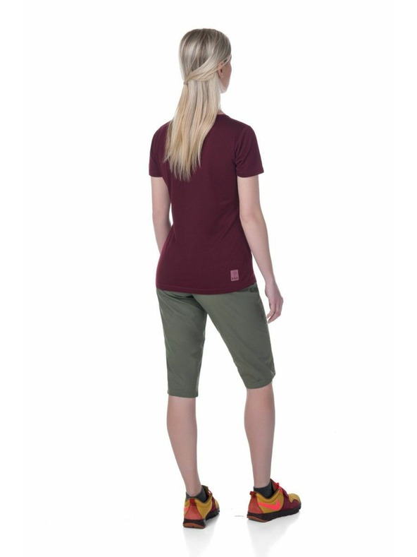 Kilpi Vínové dámské tričko s potiskem Kilpi Garove