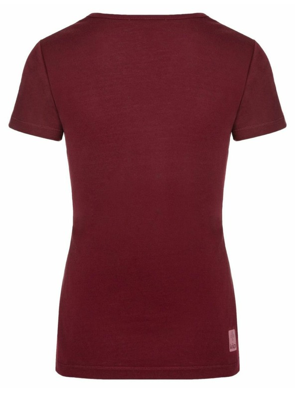 Kilpi Vínové dámské tričko s potiskem Kilpi Garove