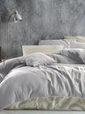 Kvalitex Prodloužené mušelínové povlečení 140x220, 70x90cm světle šedé Kvalitex