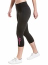 Meatfly Meatfly dámské legíny Edna Dark Pink Logo | Růžová | Velikost