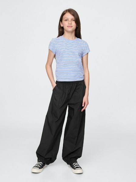 GAP Dětské popelínové kalhoty Baggy Joggers GAP