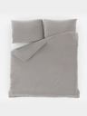 Kvalitex Saténové francouzské prodloužené povlečení LUXURY COLLECTION 1+2, 240x220, 70x90cm světle šedé