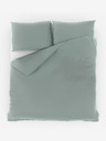 Kvalitex Francouzské mušelínové povlečení 240x220, 70x90cm světle zelené Kvalitex