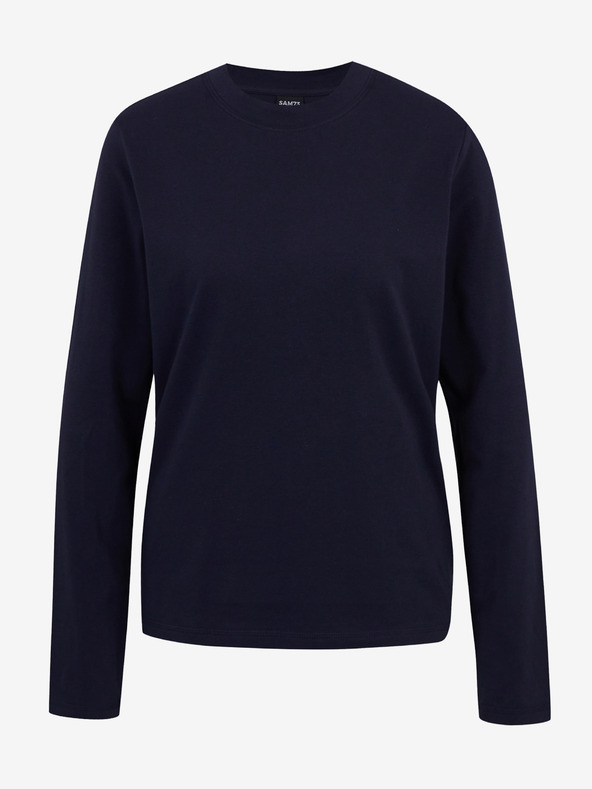 Sam 73 Tmavě modré dámské tričko s dlouhým rukávem SAM 73 Zira