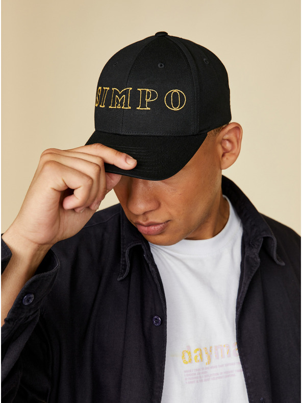 SIMPO Černá unisex kšiltovka Simpo Siluet
