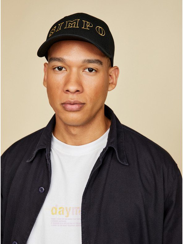 SIMPO Černá unisex kšiltovka Simpo Siluet